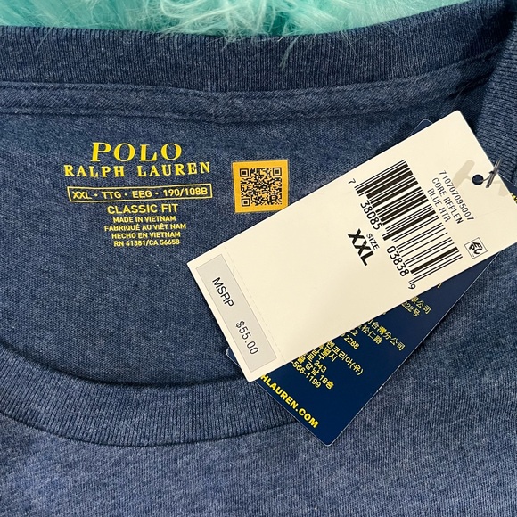 Polo Ralph Lauren Navy Blue NWT Shirt Brand New - Picture 6 of 6